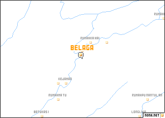 map of Belaga