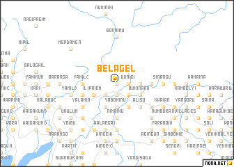 map of Belagel