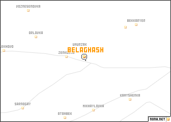 map of Belaghash