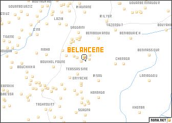 map of Belahcene