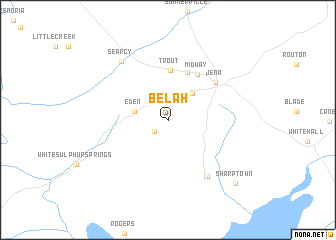 map of Belah