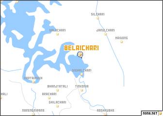 map of Belāichari
