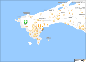 map of Bel-Air