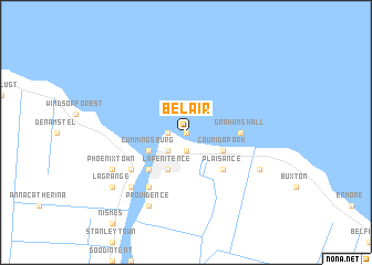 map of Bel Air