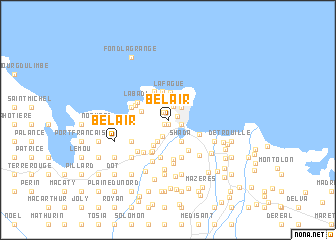 map of Bel Air