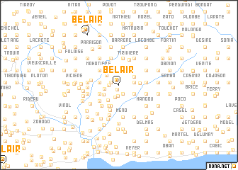 map of Belair