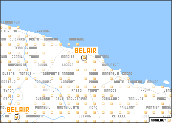 map of Belair