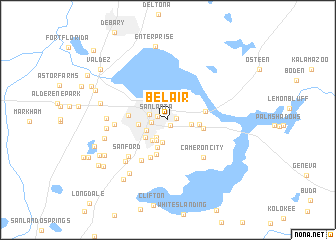 map of Bel-Air