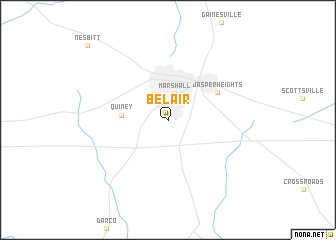 map of Bel Air