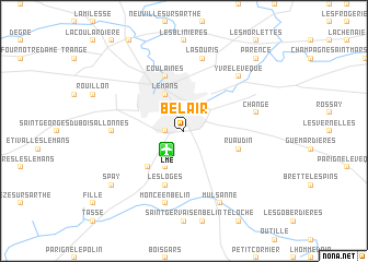 map of Bel Air