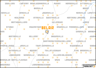 map of Bel-Air