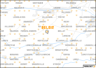 map of Bel-Air