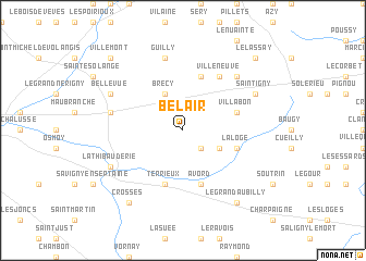 map of Bel-Air