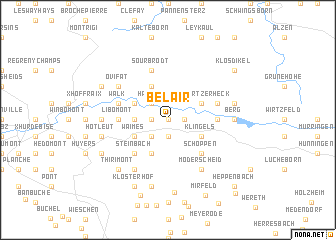 map of Belair