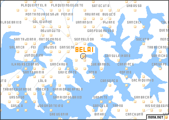 map of Belai