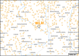 map of Belai
