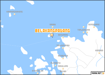 map of Belakangpadang