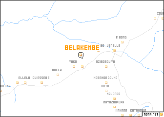 map of Belakembe