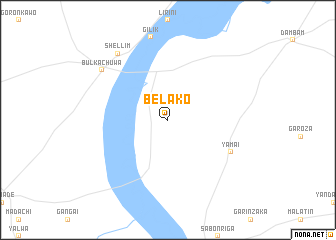 map of Belako