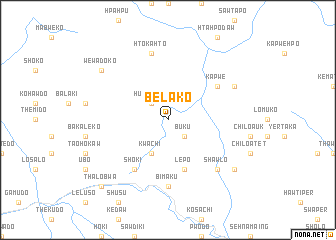 map of Belako
