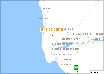 map of Belalanda