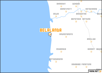 map of Belalanda