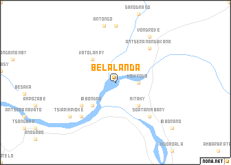 map of Belalanda