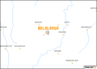 map of Belalanda