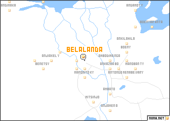 map of Belalanda