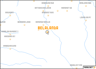 map of Belalanda