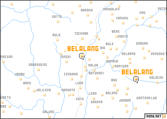 map of Belalang