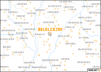 map of Belalcázar