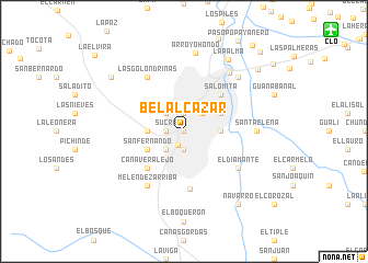 map of Belalcázar