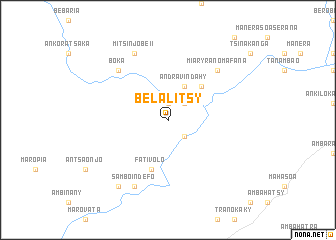 map of Belalitsy