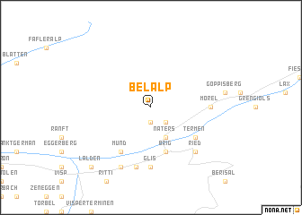 map of Belalp