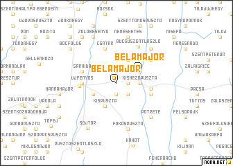 map of Bélamajor