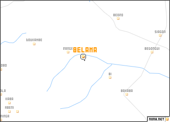 map of Bélama