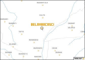 map of Belamba Casci