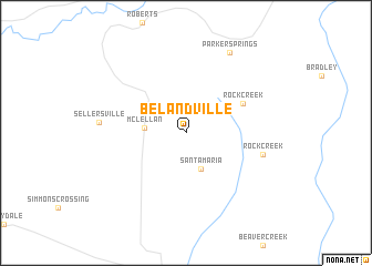 map of Belandville