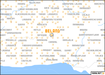 map of Beland