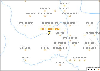 map of Belanera
