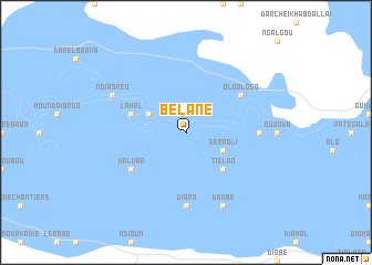 map of Bélane