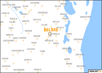 map of Belane