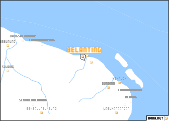 map of Belanting