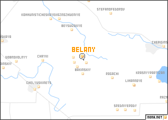 map of Belany