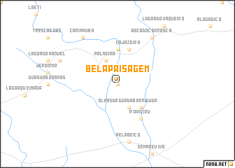 map of Bela Paisagem