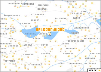 map of Bela Panjuāna