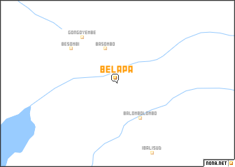 map of Belapa