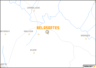 map of Belas Artes