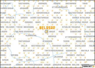 map of Belāsar